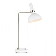 Lampa stołowa Larry 107502 Markslojd skandynawski styl minimalistyczna biała nowoczesna oprawa stojąca 