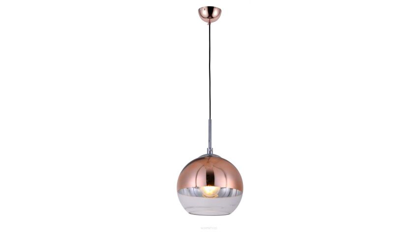 NOWOCZESNA LAMPA WISZĄCA RÓŻOWE ZŁOTO VERONI D15 lumina deco LDP 1029-150 (R. GD)