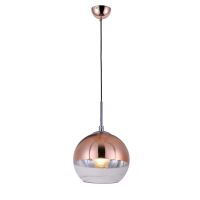 NOWOCZESNA LAMPA WISZĄCA RÓŻOWE ZŁOTO VERONI D15 lumina deco LDP 1029-150 (R. GD)