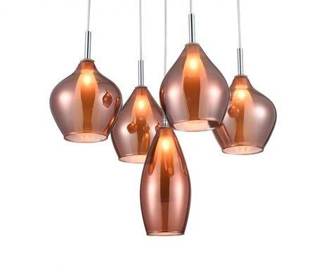 Lampa wisząca Amber Milano copper AZ3172