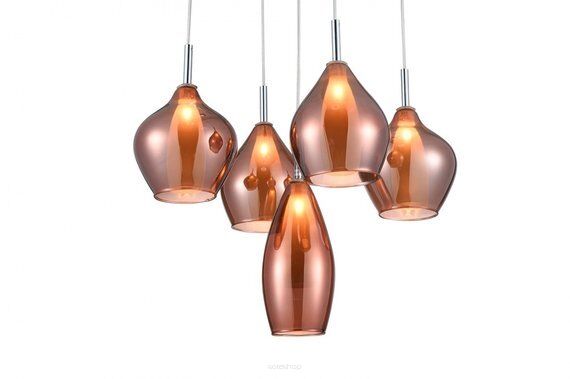 Lampa wisząca Amber Milano copper AZ3172
