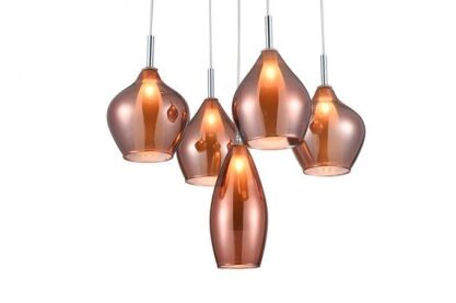 Lampa wisząca Amber Milano copper AZ3172