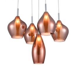 Lampa wisząca Amber Milano copper AZ3172