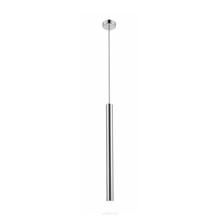 LAMPA WISZĄCA ZUMA LINE LOYA PENDANT P0461-01A-F4F4 TUBA SREBRNA DŁUGA LED