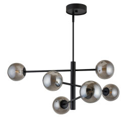 Lampa wisząca ORO 32072 SIGMA 8 SZKANYCH KLOSZY