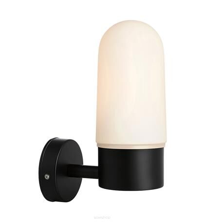 Kinkiet ZEN OPAL 1L Czarny/Biały 107801