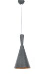 Loftowa lampa wisząca FOGGI LDP 7712-A (GR) Lumina Deco stożek - 2