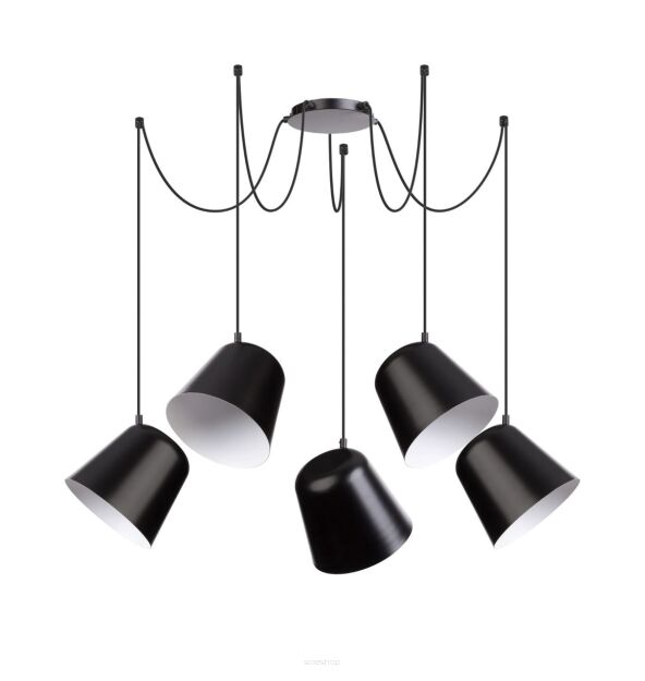 Lampa wisząca JAWA 5 SIGMA 31388 NOWOCZESNA CZARNA