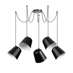 Lampa wisząca JAWA 5 SIGMA 31388 NOWOCZESNA CZARNA