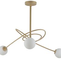 LAMPA SUFITOWA SIGMA LIGHTING VELVET 3 ZŁOTY 33356