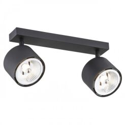 Lampa sufitowa CLEVLAND 1032 Argon podwójny reflektor ES111 czarny