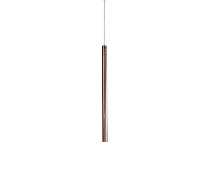 Lampa wisząca Organic P0171  Maxlight tuba miedziana długa LED  