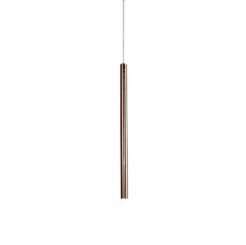 Lampa wisząca Organic P0171  Maxlight tuba miedziana długa LED  