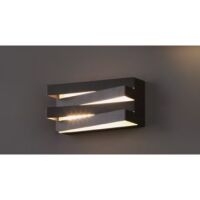 Kinkiet Araxa W0178 BK Maxlight  wykonany z metalu o czarnym wykończeniu