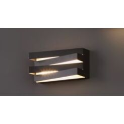 Kinkiet Araxa W0178 BK Maxlight  wykonany z metalu o czarnym wykończeniu