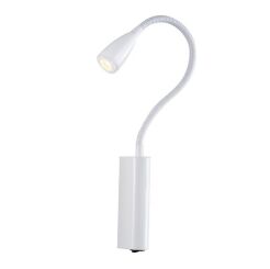 Lampa ścienna  kinkiet do czytania  biały Veronica Azzardo MB459-Z WH AZ1547