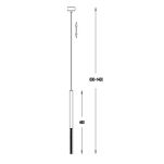 Lampa wisząca ZUMA LINE ONE PENDANT P0461-01E-S8S8 metalowe rurki biały  - 4