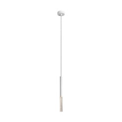 Lampa wisząca ZUMA LINE ONE PENDANT P0461-01E-S8S8 metalowe rurki biały 