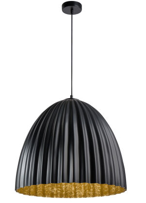 Lampa wisząca TELMA 50 SIGMA 32020 CZARNA ZŁOTA