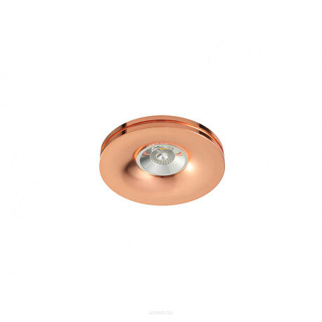Lampa wpuszczana okrągła różowe złoto  nowoczesna MARIKA Azzardo Az2208