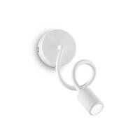 Kinkiet Focus AP1 LED Ideal Lux  097183  do czytania wykonany z metalu w kolorze białym posiada ruchome ramię