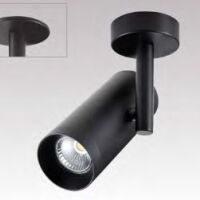 KINKIET ZUMA LINE TORI SL 2 BK Z ALUMINIUM MA KOLOR CZARNY REFLEKTOR GU10 W KSZTAŁCIE TUBY