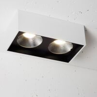 Lampa natynkowa Solid Lightbox 185.2 NT Labra  3.1087  prostokąt techniczna LED  podwójna różne kolory