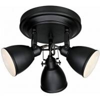 Lampa sufitowa FJALLBACKA ceiling 3l black ip44 MARKSLOJD 108081 