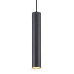 Lampa wisząca STALA/Z 010 XL ELKIM Minimalistyczna tuba czarna biała lub złota wysokość 40 cm GU10  - 3