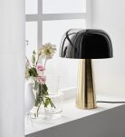 Lampa stołowa BLANCA 107934 Markslojd Elegancka antyczny brąz / czarny Wysokość 35,5 cm E14 - 2