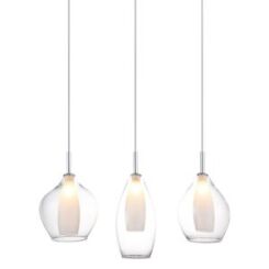 Lampa wisząca Amber Milano 3 clear AZ3075