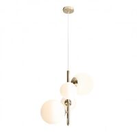 Lampa wisząca BLOOM 4 GOLD złota 4 kule ALDEX 1091L30