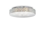 Lampa sufitowa Roma 087870 NOWOCZESNY IP20  METAL / SZKŁO oprawa w stylu nowoczesnym Ideal Lux LAMPA WEWNĘTRZNA  