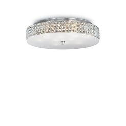 Lampa sufitowa Roma 087870 NOWOCZESNY IP20  METAL / SZKŁO oprawa w stylu nowoczesnym Ideal Lux LAMPA WEWNĘTRZNA  