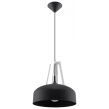 LAMPA WISZĄCA CASCO Biała/Czarne Drewno Oświetlenie LED stal Nowoczesna  SL.0389  SOLLUX LIGHTING - 3