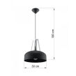 LAMPA WISZĄCA CASCO Biała/Czarne Drewno Oświetlenie LED stal Nowoczesna  SL.0389  SOLLUX LIGHTING - 4