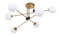 Lampa sufitowa BERSAGO LDP 8030-6 (MD) Lumina Deco regulowana - 4