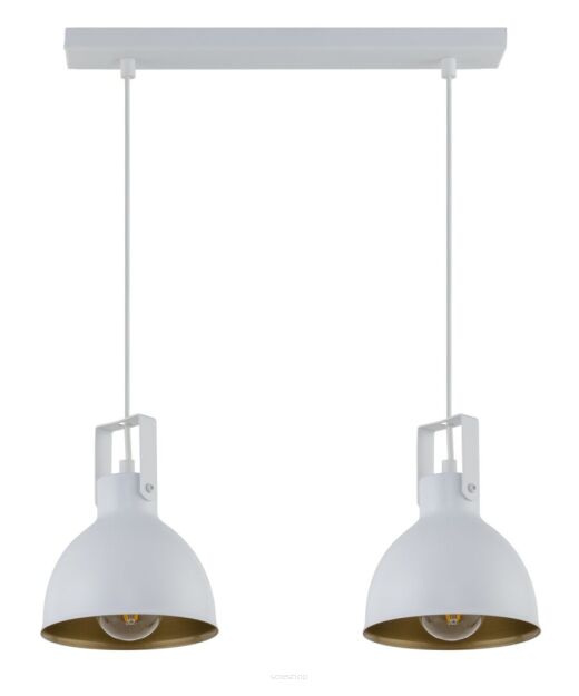 Lampa wisząca MARS 2 SIGMA 32259 BIAŁO/ZŁOTA PODWÓJNA