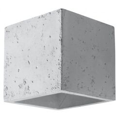 Kinkiet QUAD BETON SOLLUX  Lampa Ścienna NOWOCZESNY stal  SL.0487