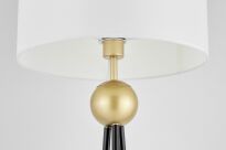 Lampa stołowa BELFORTE LDT 5527 (GD+WT) Lumina Deco  - 4