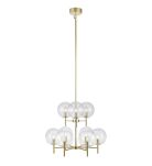 Lampa wisząca CROWN 107920 Markslojd ZŁOTA PODSTAWA TRANSPARENTNE KLOSZE ELEGANCKA - 2