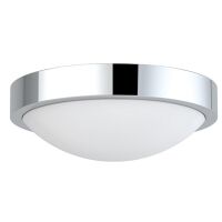 Plafon colette 31 AZzardo LC3208 AZ1311 okragły mleczny klosz chromowana oprawa do łazienki IP65