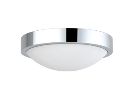 Plafon colette 31 AZzardo LC3208 AZ1311 okragły mleczny klosz chromowana oprawa do łazienki IP65