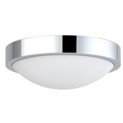 Plafon colette 31 AZzardo LC3208 AZ1311 okragły mleczny klosz chromowana oprawa do łazienki IP65