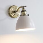 Kinkiet FRANKLIN szary, antyczny mosiądz ENDON LIGHTING 76330  - 2