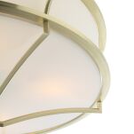 Plafon Stesso PL Old Gold L Orlicki Design elegancki satynowy złoty - 6
