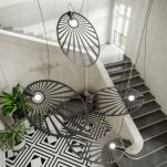 LAMPA wisząca LEHDET TH.001CZ THORO designerska  - 2