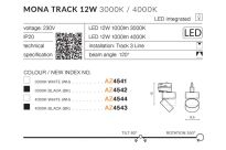 Reflektor MONA TRACK 3LINE 12W AZ4541 AZZARDO BIAŁY 3000K - 2