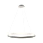Lampa wisząca CIRCLE 78 ZumaLine LA0716/1 Szara okrągła o średnicy 78 cm - 2