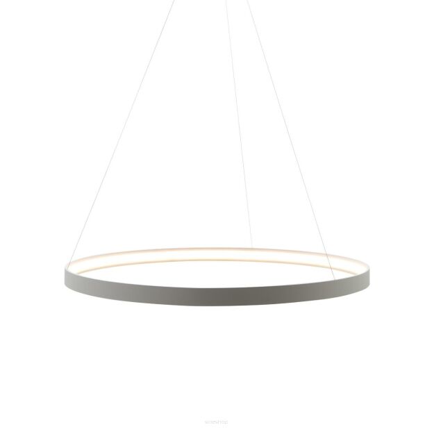 Lampa wisząca CIRCLE 78 ZumaLine LA0716/1 Szara okrągła o średnicy 78 cm